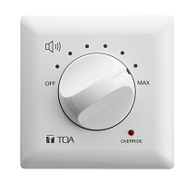 Атенюатор TOA AT-4060B-EB (Регулятор гучності, 60Вт, 8 рівнів регулювання + повне вимикання, білого кольору)